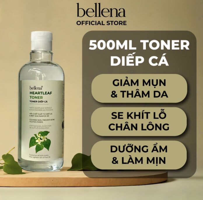 Review Toner Diếp Cá Bellena: Có Nên Dùng Không?